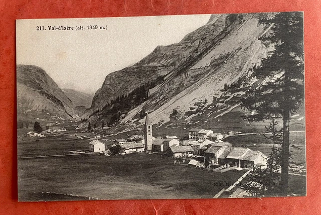cpa 73 VAL D'ISÈRE - general view