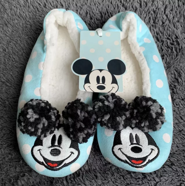 Mickey mouse slippers womens deals