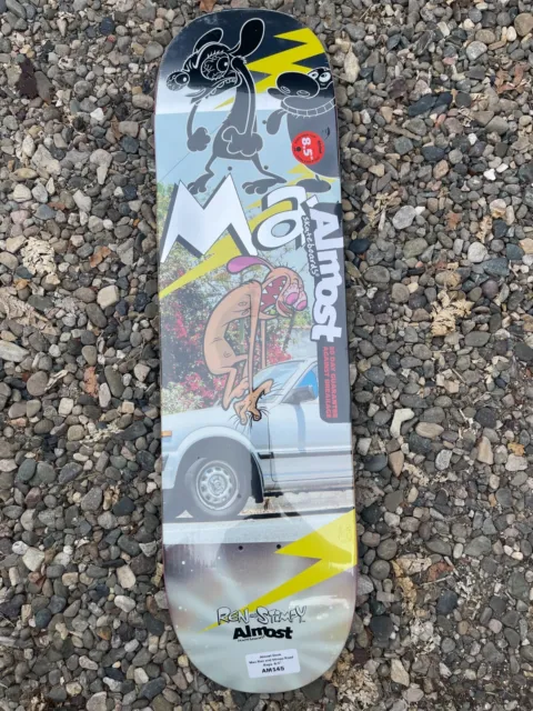 Almost Skateboard Deck Max Ren and Stimpy Road Rage Limited edition LE rare