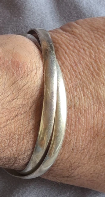 Bracelet Basque Argent Massif Signé Henri Teguy - Pièce De Collection
