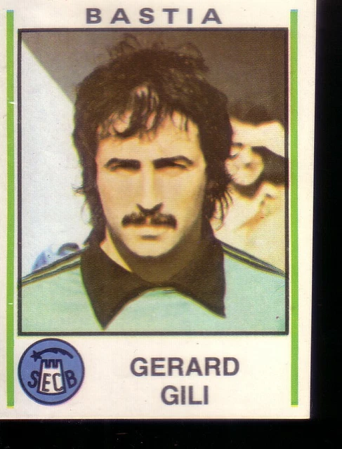 Vignette Panini Football 1981 - SC Bastia N°43 - Équipe - Neuve