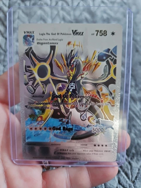 LUGIA THE GOD Of Pokemon Vmax Silver Foil Fan Art Vinyl Collector Card $3.75 - PicClick LUGIA THE GOD Of Pokemon Vmax Silver Foil Fan Art Vinyl Collector Card $3.75 - PicClick