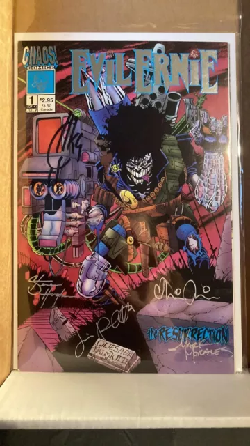 Evil Ernie The Resurrection #1 *5 Signatures Pulido, Hughes, Morales, And More!
