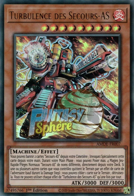 Yu-Gi-Oh! Turbulence des Secours-AS - AMDE-FR007 - Ultra Rare - Français 1st
