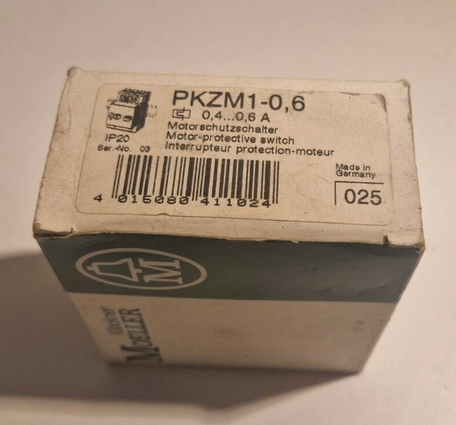 Disjoncteur Moteur Eaton-Moeller PKZM0-25 - 3 Pôles, 690V, 20-25A - Neuf
