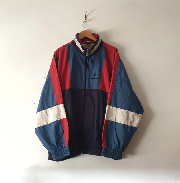 Boomerang vintage retro 90s Mens Long sleeve track jacket Full zip Size XL