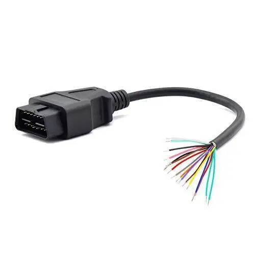 Car OBD2 OBD-II Opening Cable 16 Pin Male Extension Connector Diagnostic Tool