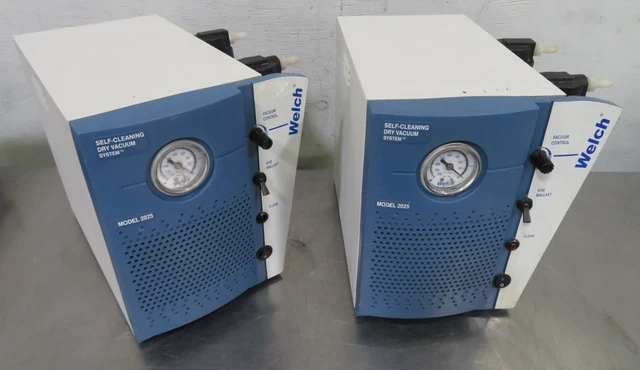 C186691 Lot 2 Welch 2025 Self-Cleaning Dry Vacuum Pump System 202501 115VAC 1.5A