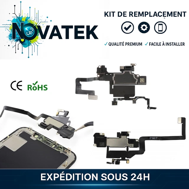 Kit Parti Interne In Metallo Smartex® Per IPhone X: Ricambio Compatibile Con A1865, A1901, A1902 - 2