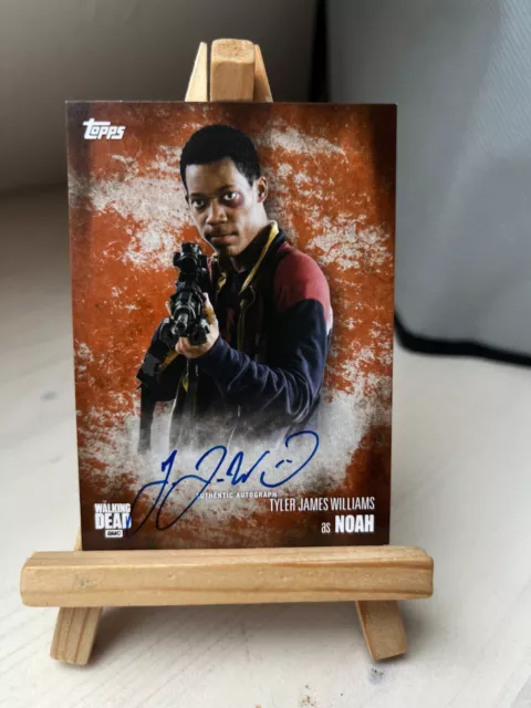 Tyler James Williams as NOAH /99 The Walking Dead AUTO - AMC Season 5 Topps