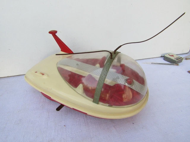 Vaisseau Spatial Big Jim Mattel, Véhicule En Plastique D'occasion, Jeu De L'espace Rétro