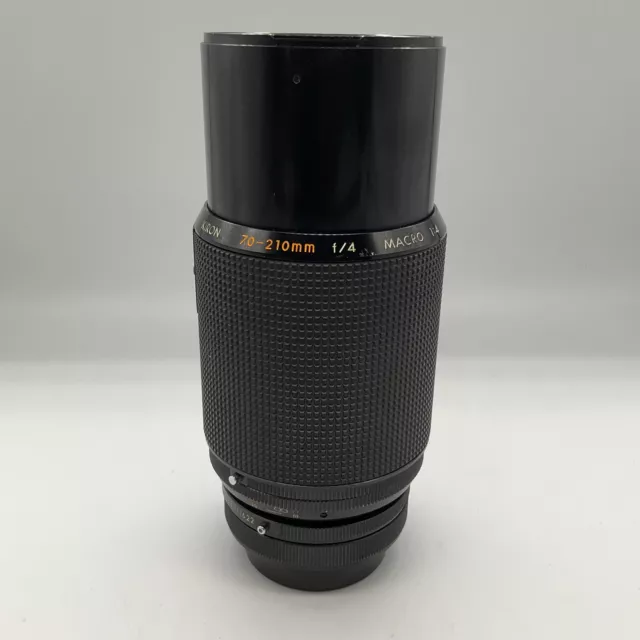 Kiron 70-210mm f/4 Macro 1:4 MC Kino Precision Zoom Lens Canon FD Mount