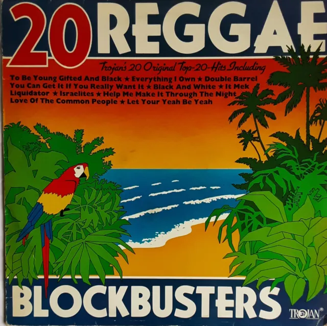 Best Price! - 20 Reggae Blockbusters LP Record 1979 Trojan EX vinyl
