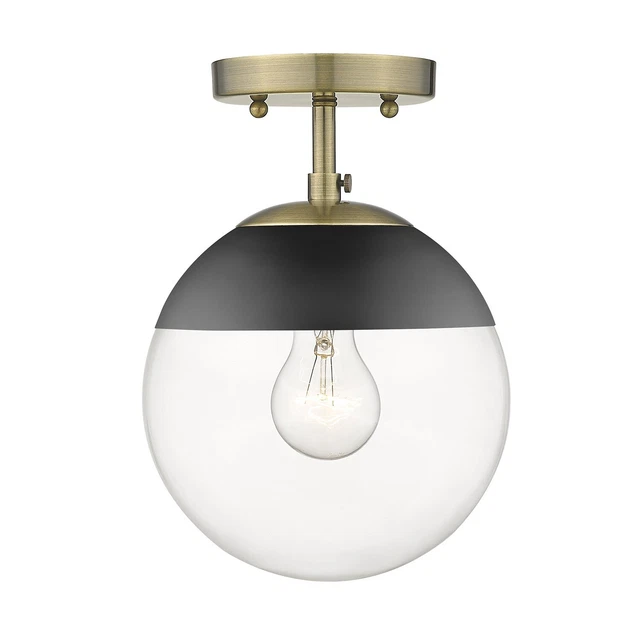 Golden Lighting - One Light Semi-Flush Mount - Dixon - 1 Light Semi-Flush Celing
