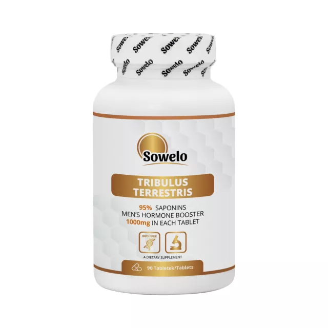 SOWELO TRIBULUS TERRESTRIS 95% EXTRACTO 1000 mg COMPRIMIDOS HORMONA Y LIBIDO