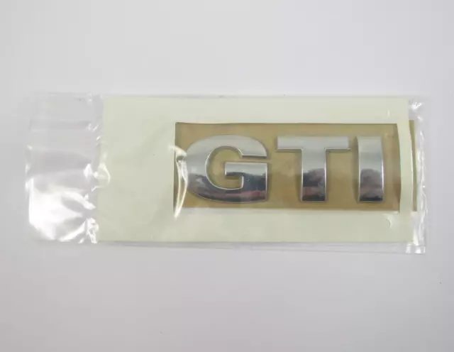 original VW Golf 4 IV GTI Schriftzug Emblem Heckklappe NEU 1J0853675B 739