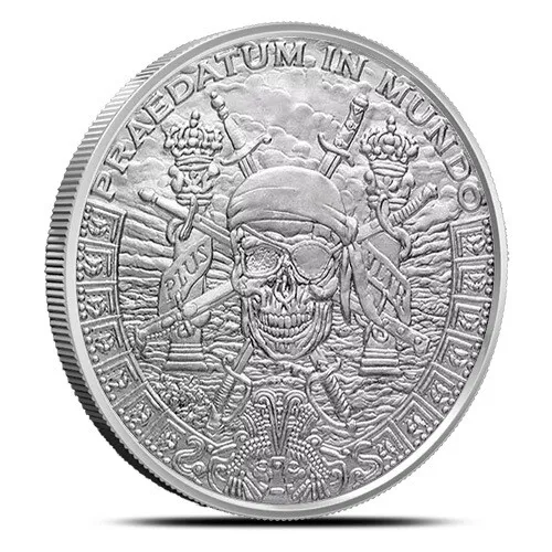 1oz Silver Shield Pieces of Eight .999 Round