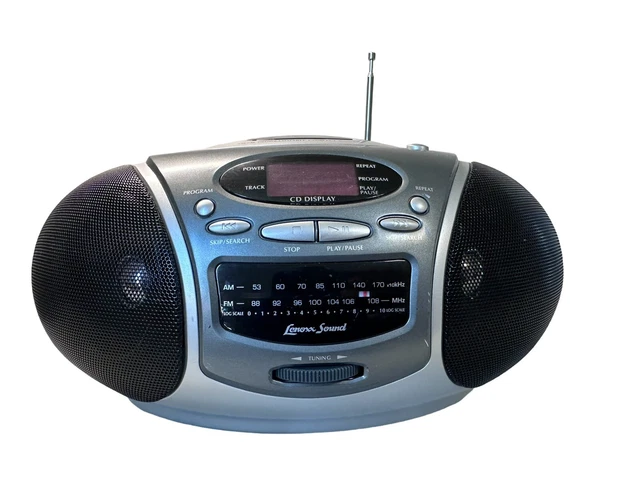 LENOX SOUND STEREO Compact CD Player AM/FM Tested Works, Preowned  
