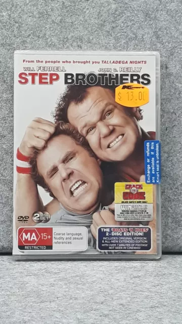 STEP BROTHERS Will Ferrell / John C. Reilly DVD R4 - PAL SirH70