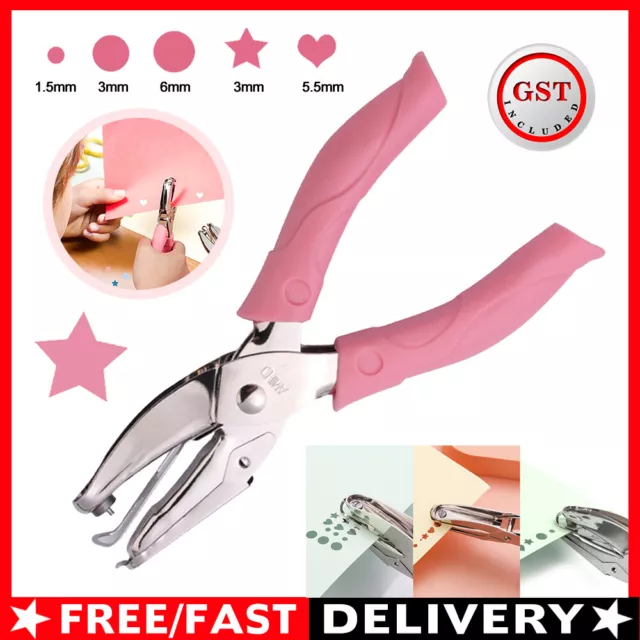 CIRCLE HEART STAR Shaped Metal Hole Punch Pliers Efficient and Precise  Drilling $16.21 - PicClick AU