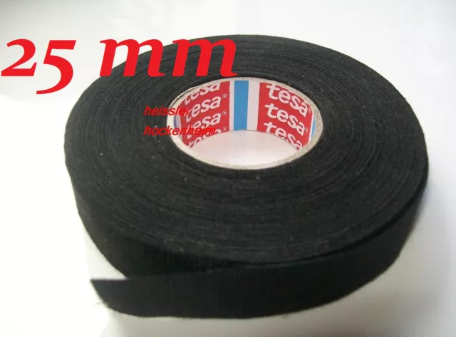 KFZ Klebeband Isolierband Gewebeband 25mm / 25m TESA BAND Tape Fleece