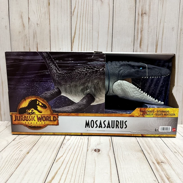 MATTEL JURASSIC WORLD Dominion Mosasaurus Water Dinosaur 28 Inches Long
