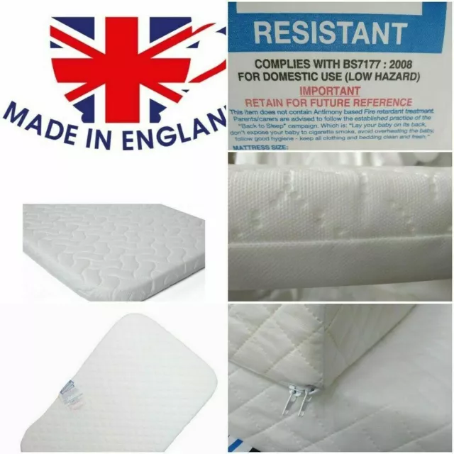 83 50 5 Next to me Chicco Crib mattress Made in England Zip Cover Waterproof UK