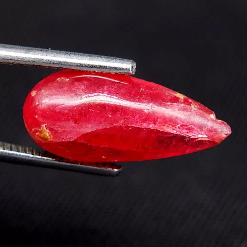 Shola Vrai 6,67 Carats Naturelle Objet Rare Rouge Rhodonite Du Brésil