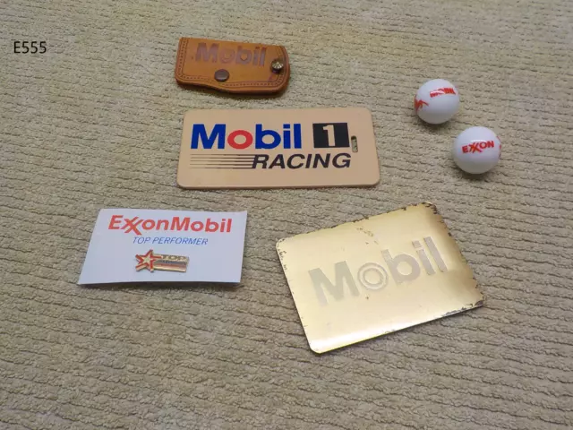 Vintage Lot EXXON MOBIL Oil Service Station Advertising