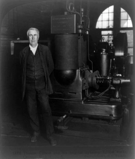 INVENTOR THOMAS EDISONS Wife Mina Edison Poses 1906 OLD PHOTO £5.95