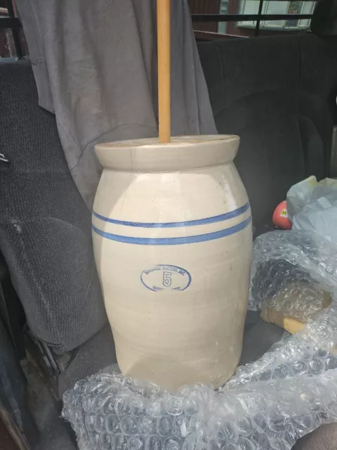 Marshall Pottery 5 Gallon butter churn/crock