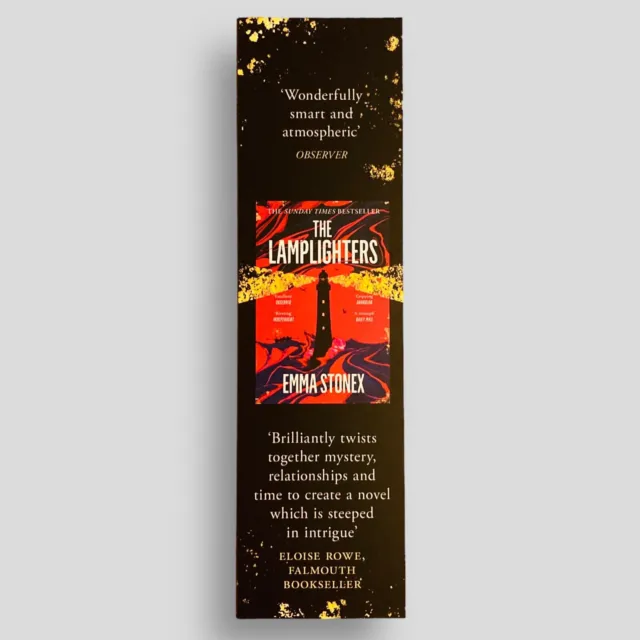The Lamplighters Emma Stonex Collectible PROMOTIONAL BOOKMARK -not the book