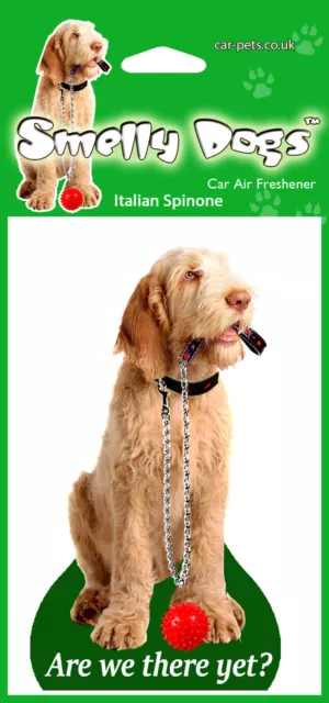 4 x Italian Spinone Breed of Dog Are we there Yet? Air Freshener Perfect Gift