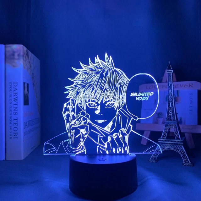 Gojo Led Figure GOJO SATORU LED Anime Jujutsu Kaisen JJK Night Light 3D RGB Bedroom ...