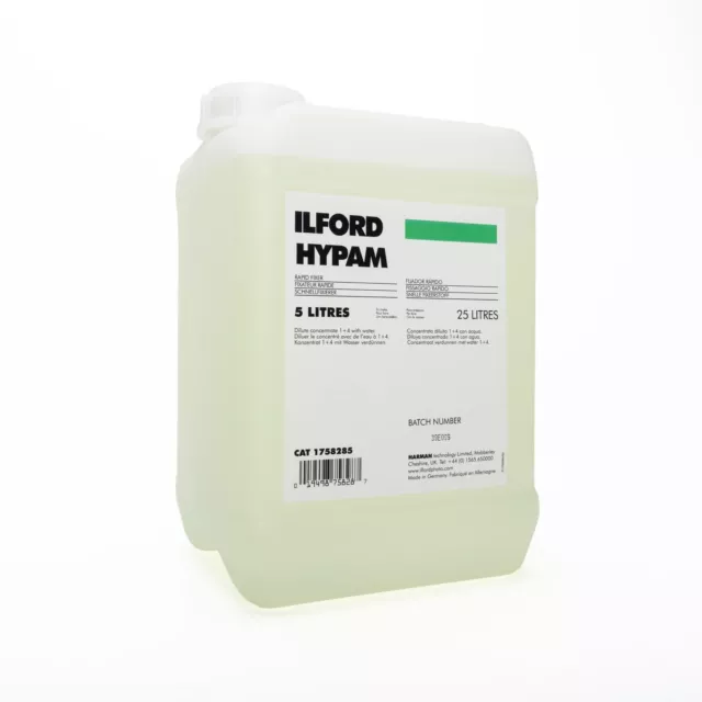 Ilford HYPAM baño de fijación rápida no endurecedor s/w b/w fijador fotoquímica 2