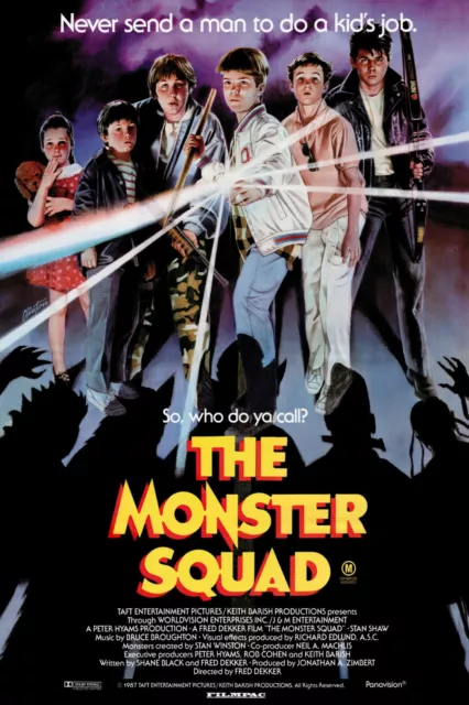 THE MONSTER SQUAD 1987 80s ORIGINAL OFFICIAL CINEMA MOVIE PRINT PREMIUM POSTER 2