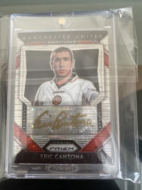 直筆サインカード Prizm Choice Eric Cantona 直筆サインカード Prizm Choice Eric Cantona