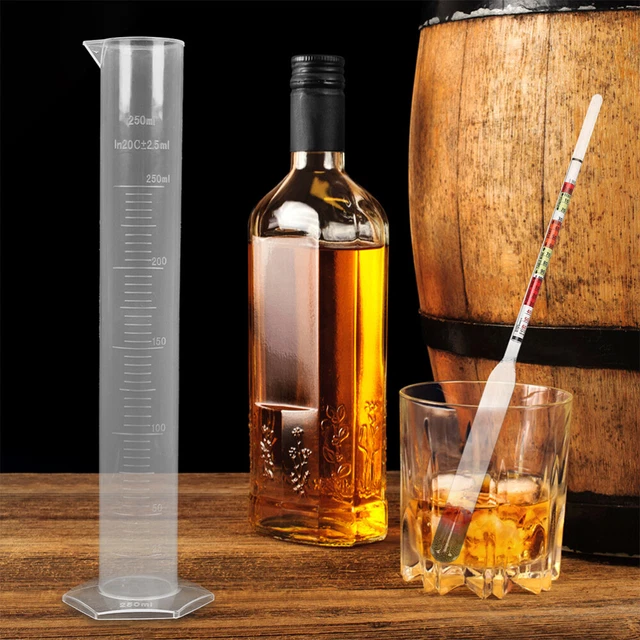 ALCOHOL & MAPLE Syrup Hydrometers with Test CylindersIO £12.85