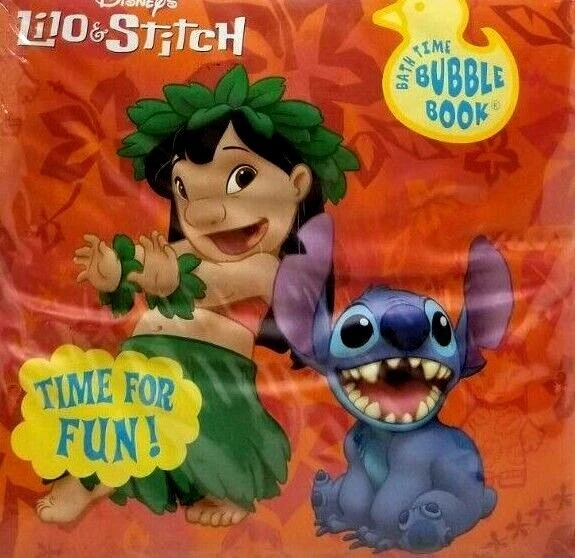 DISNEY LILO & Stitch Bath Book (Disney Bath Time Bubble Lilo & Stitch