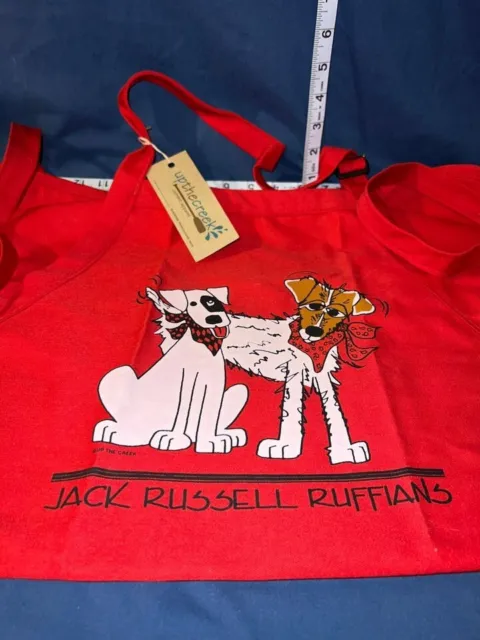 Red Jack Russell Terrier Apron