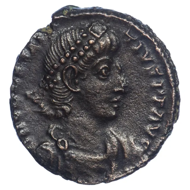 Coin Roman Constance II Maiorina Reduced 355-361 Antioch RIC.155 - Copper
