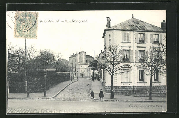 CPA Saint-Mandè, Rue Mongenot 1906