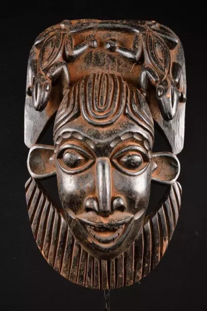 20953 African Old Bamileke Mask / Mask Cameroon