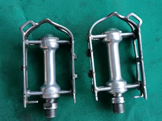 Pedales Campagnolo Record Primo Tipo Vintage - Pour Vélo De Course Colnago, Bianchi, Cinelli, De Rosa - Occasion