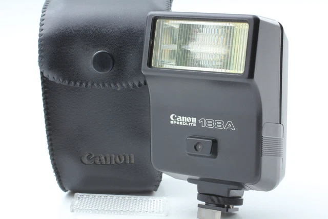 [Near MINT] Canon Speedlite 188A Xenon Shoe Mount Flash Tested Works From JAPAN