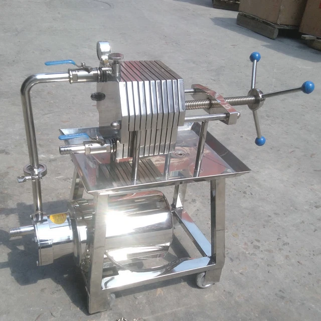 150 Stainless Steel Filter Press Filter Machine Lab Filtration Machine 220/380V