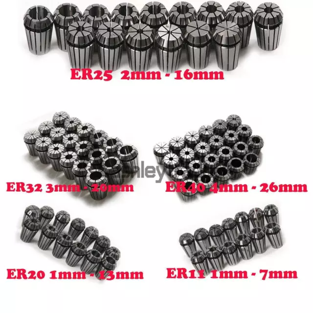 1PCS Techniks ER11 Spring Collet Chuck Set CNC Milling Lathe Tool 1-7mm