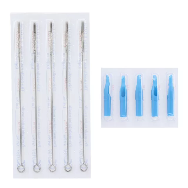 (7M1)50pcs Tattoo Nadeln Spitzen Set Einweg Edelstahl Lange Tattoo Nadeln 50pcs