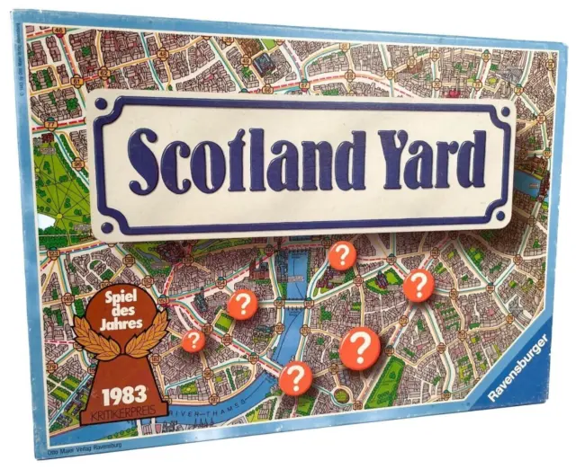 Scotland Yard Brettspiel Ravensburger 1. Auflage - Spiel d. Jahres 83 - GEPRÜFT