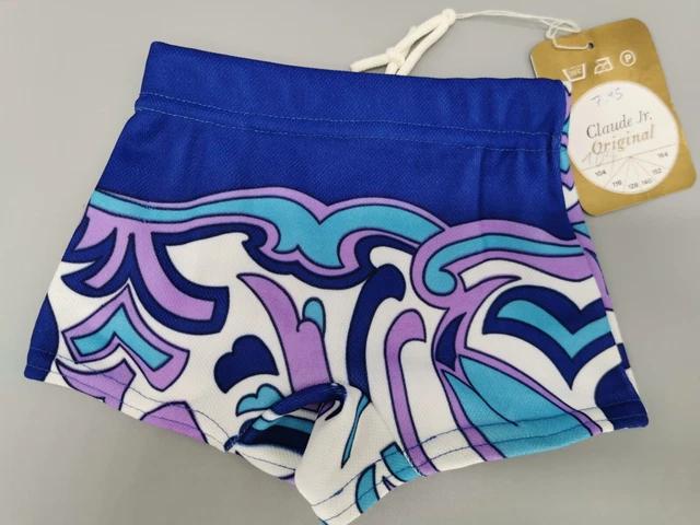 Costumi da bagno originali anni 60 pantaloncini ragazzi anni 70 taglia 104 98 vintage retrò mai indossati